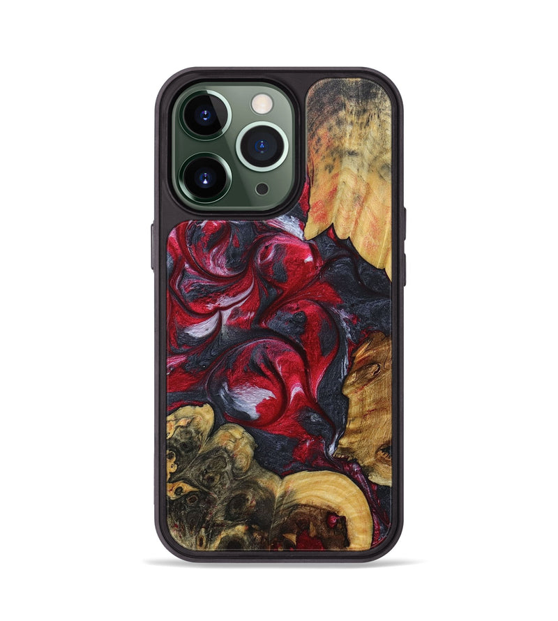 iPhone 13 Pro Wood+Resin Phone Case - Chasity (Mosaic, 690636)
