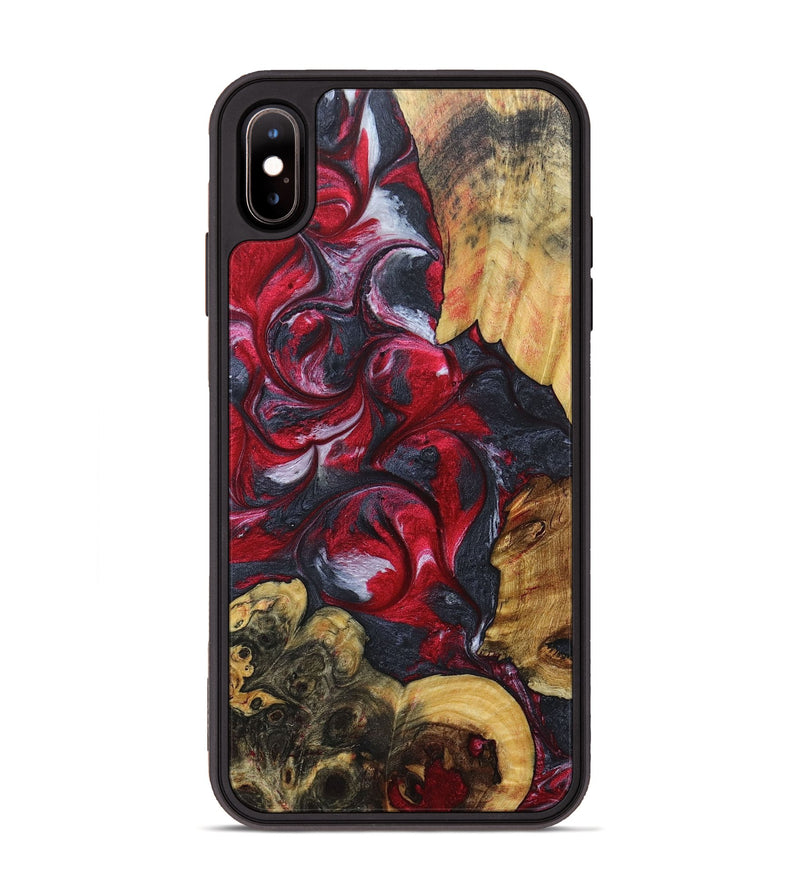 iPhone Xs Max Wood+Resin Phone Case - Chasity (Mosaic, 690636)