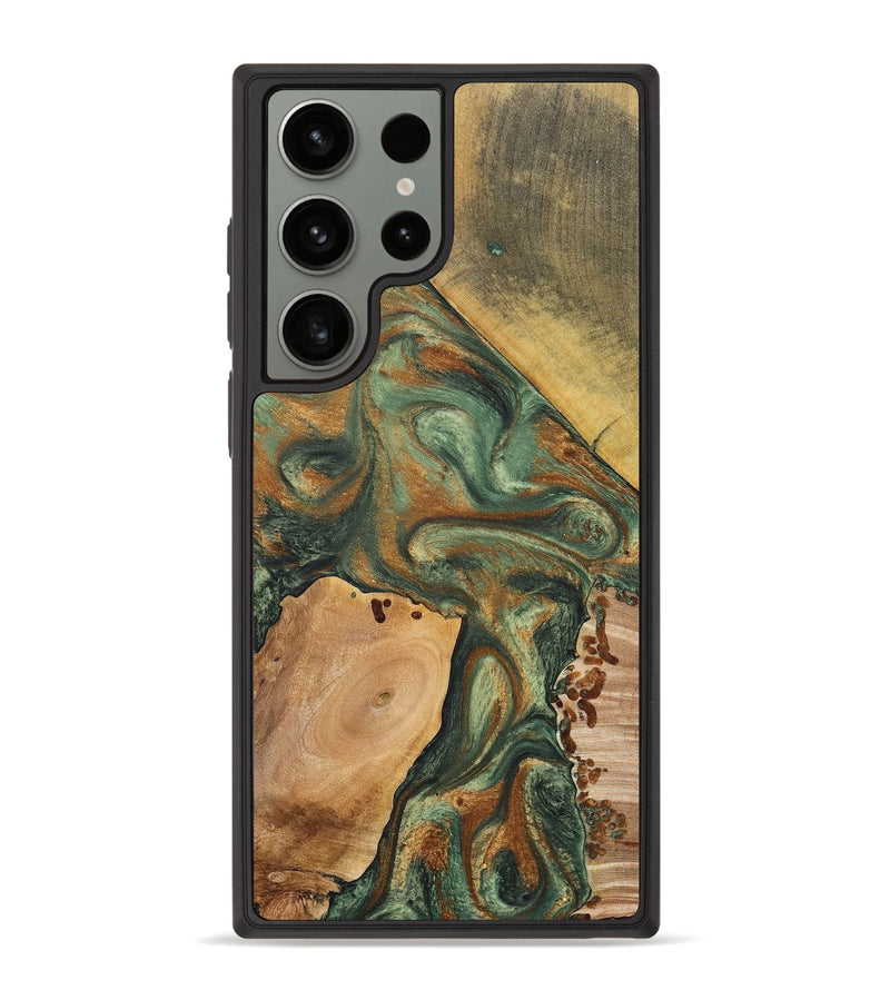 Galaxy S23 Ultra Wood+Resin Phone Case - Luella (Mosaic, 690638)