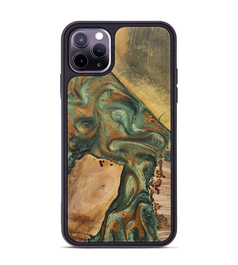 iPhone 11 Pro Max Wood+Resin Phone Case - Luella (Mosaic, 690638)