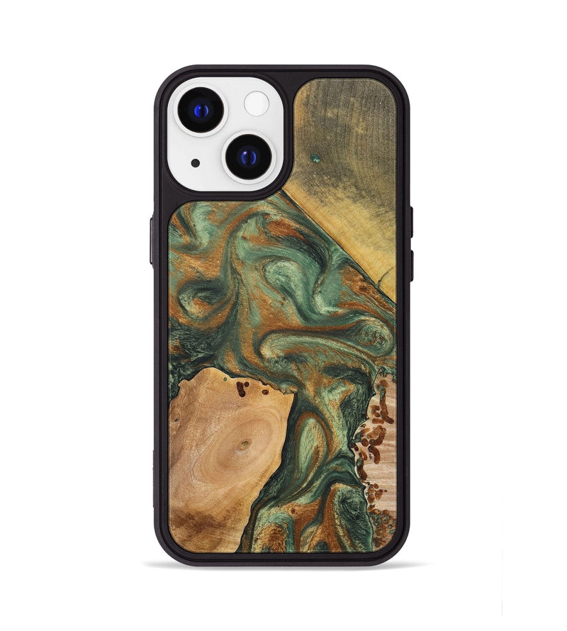 iPhone 13 Wood+Resin Phone Case - Luella (Mosaic, 690638)
