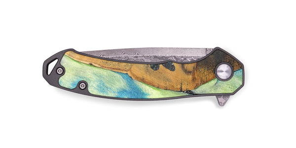 EDC Wood+Resin Pocket Knife - Claude (Cosmos, 690751)