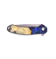 EDC Wood+Resin Pocket Knife - Connie (Blue, 690762)