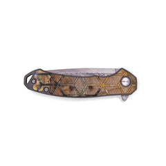 EDC Wood+Resin Pocket Knife - Emilia (Pattern, 690781)