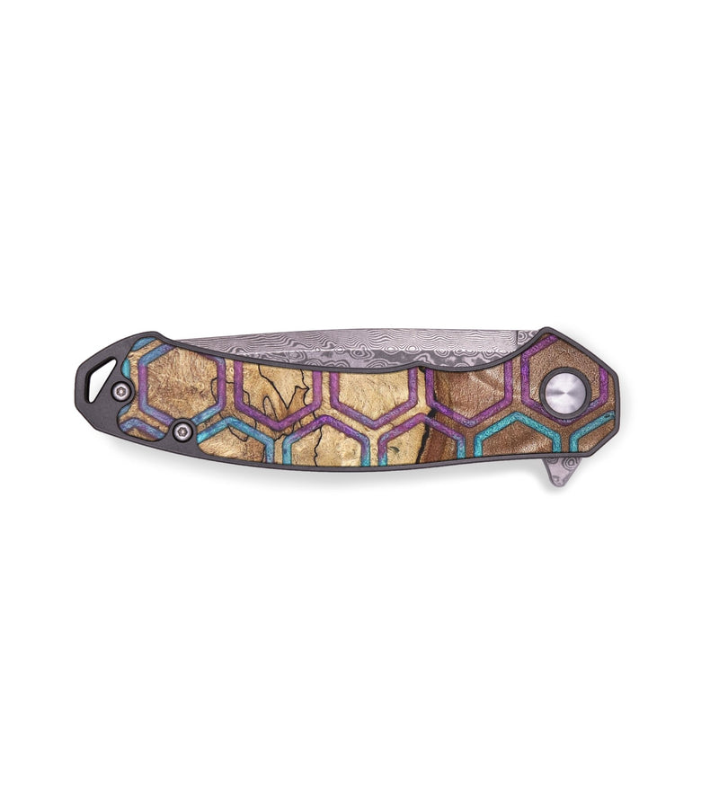 EDC Wood+Resin Pocket Knife - Trevor (Pattern, 690787)