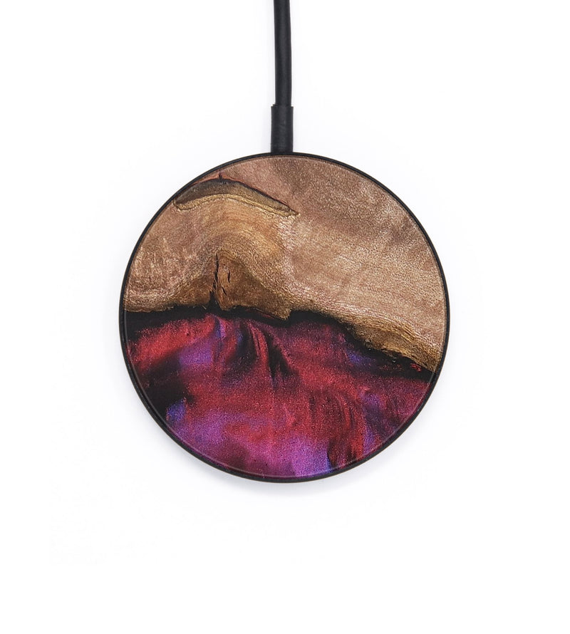 Circle Wood+Resin Wireless Charger - Peter (Red, 690813)