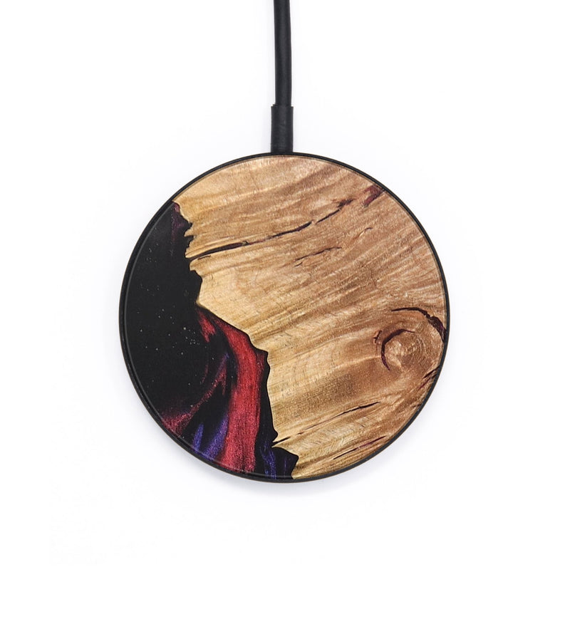 Circle Wood+Resin Wireless Charger - Christi (Red, 690815)