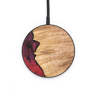 Circle Wood+Resin Wireless Charger - Solomon (Red, 690816)