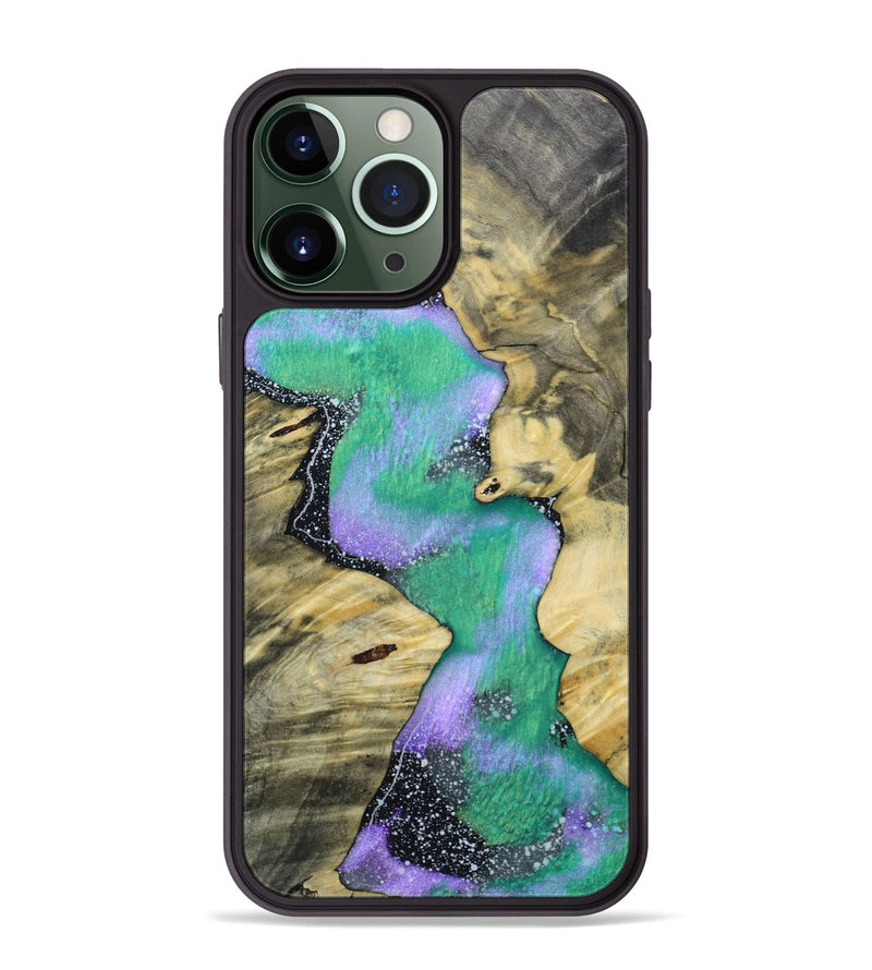 iPhone 13 Pro Max Wood+Resin Phone Case - Douglas (Cosmos, 691076)