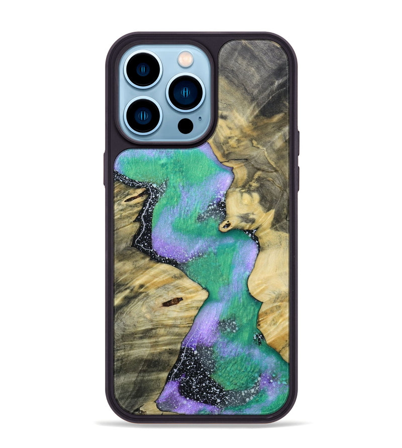 iPhone 14 Pro Max Wood+Resin Phone Case - Douglas (Cosmos, 691076)