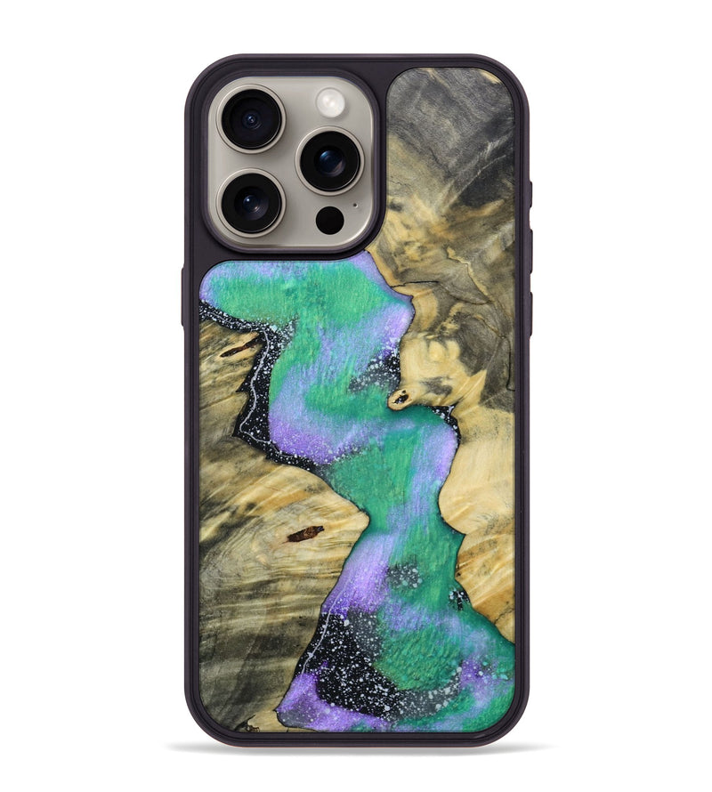 iPhone 15 Pro Max Wood+Resin Phone Case - Douglas (Cosmos, 691076)