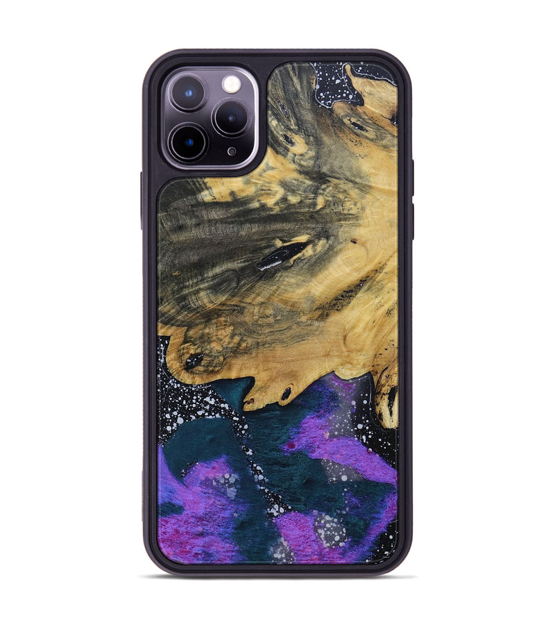 iPhone 11 Pro Max Wood+Resin Phone Case - Valerie (Cosmos, 691077)