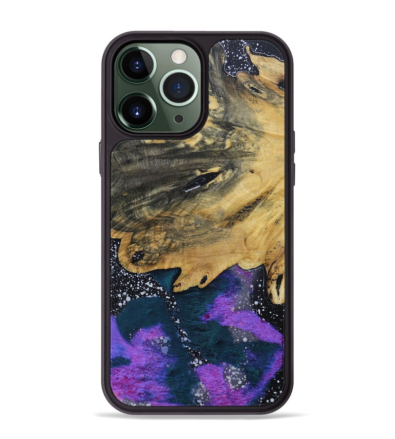 iPhone 13 Pro Max Wood+Resin Phone Case - Valerie (Cosmos, 691077)