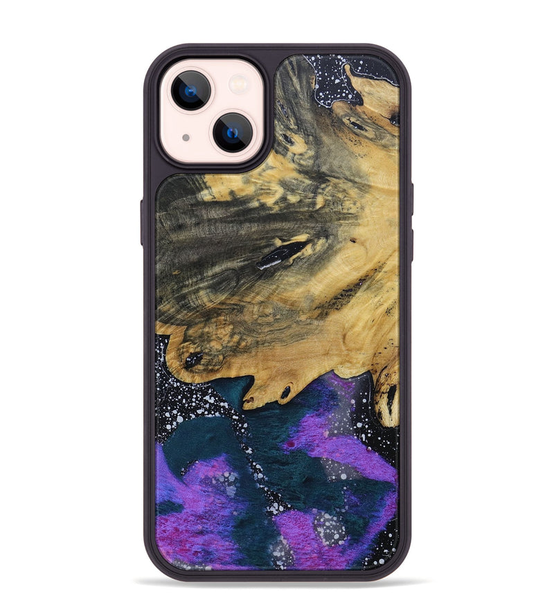 iPhone 14 Plus Wood+Resin Phone Case - Valerie (Cosmos, 691077)