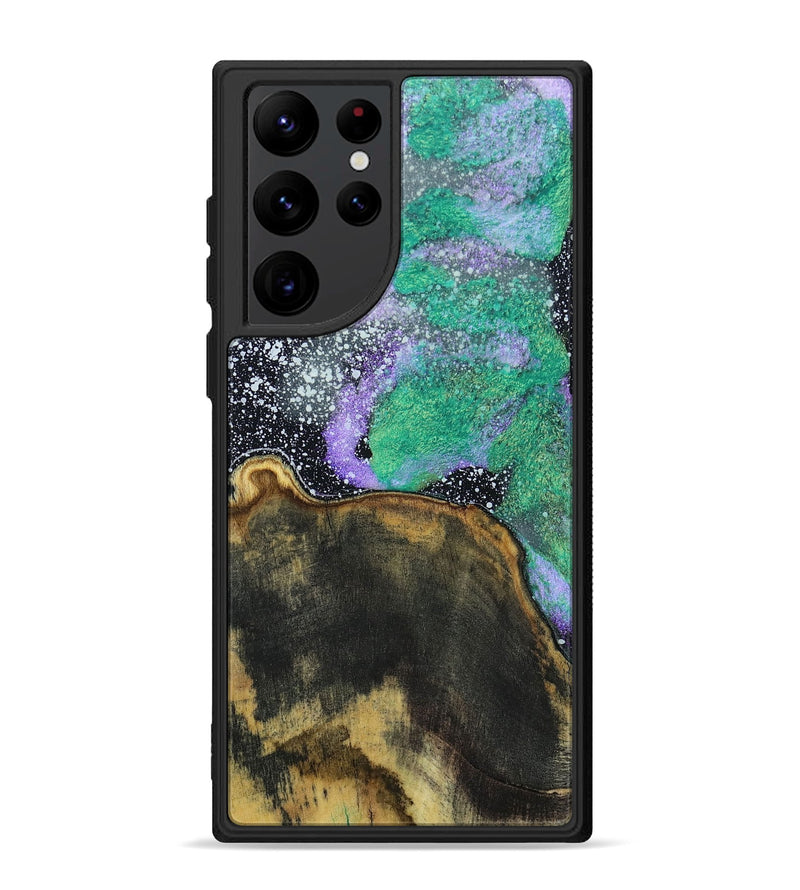 Galaxy S22 Ultra Wood+Resin Phone Case - Leland (Cosmos, 691085)