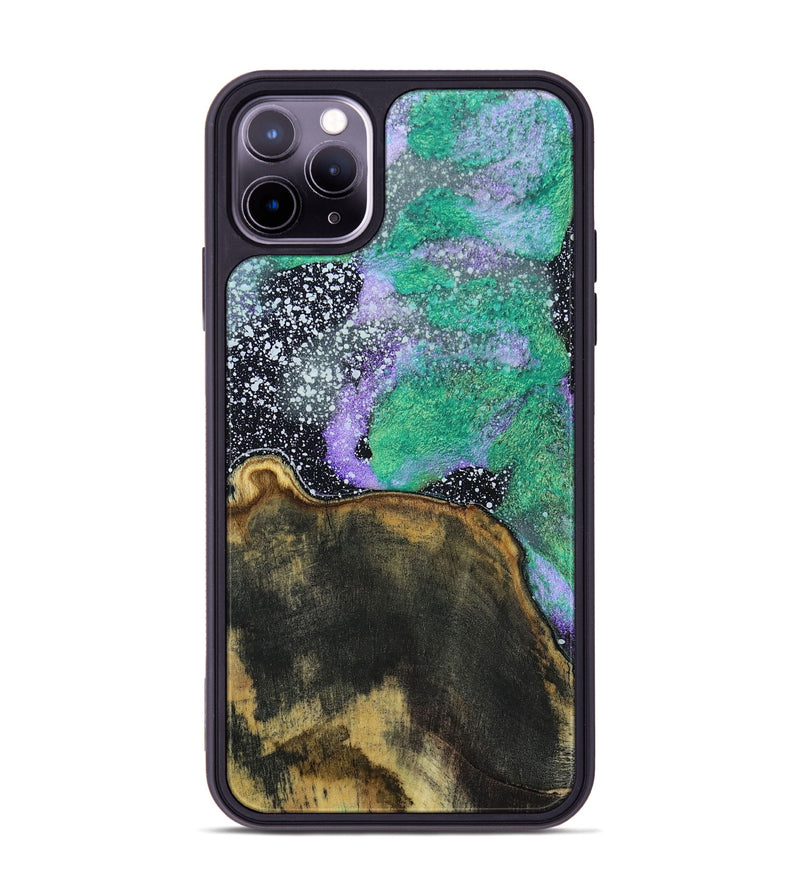 iPhone 11 Pro Max Wood+Resin Phone Case - Leland (Cosmos, 691085)
