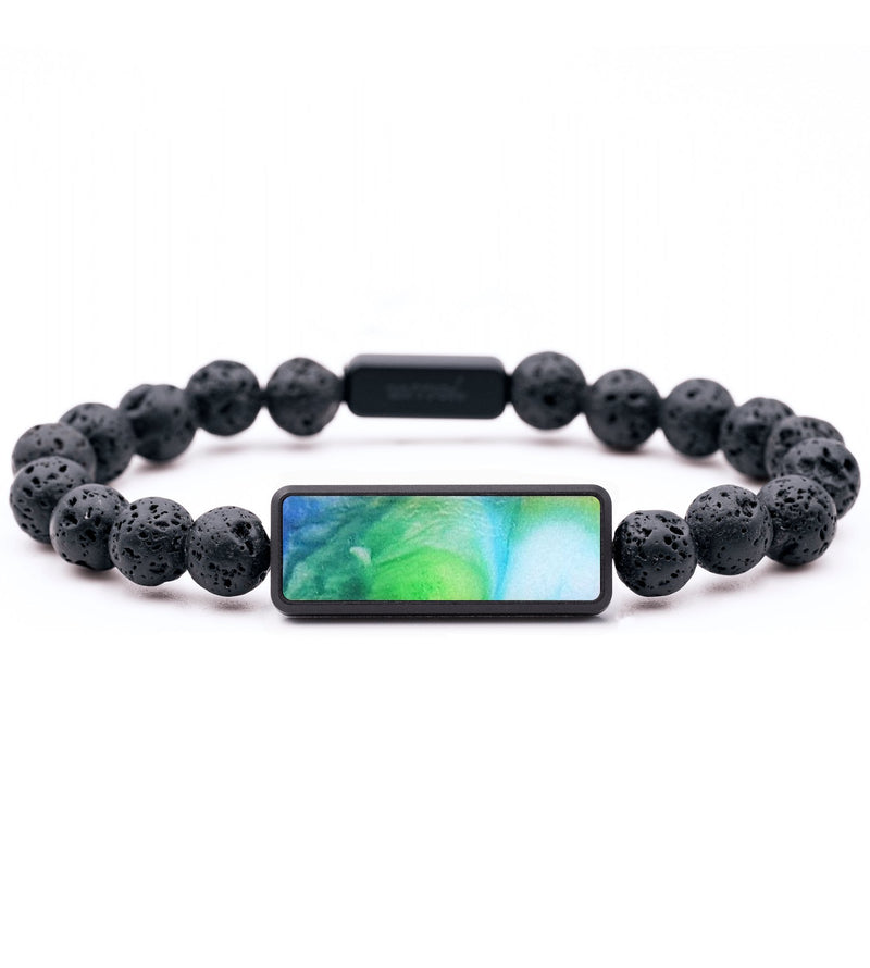 Lava Bead ResinArt Bracelet - Yesenia (Watercolor, 691124)