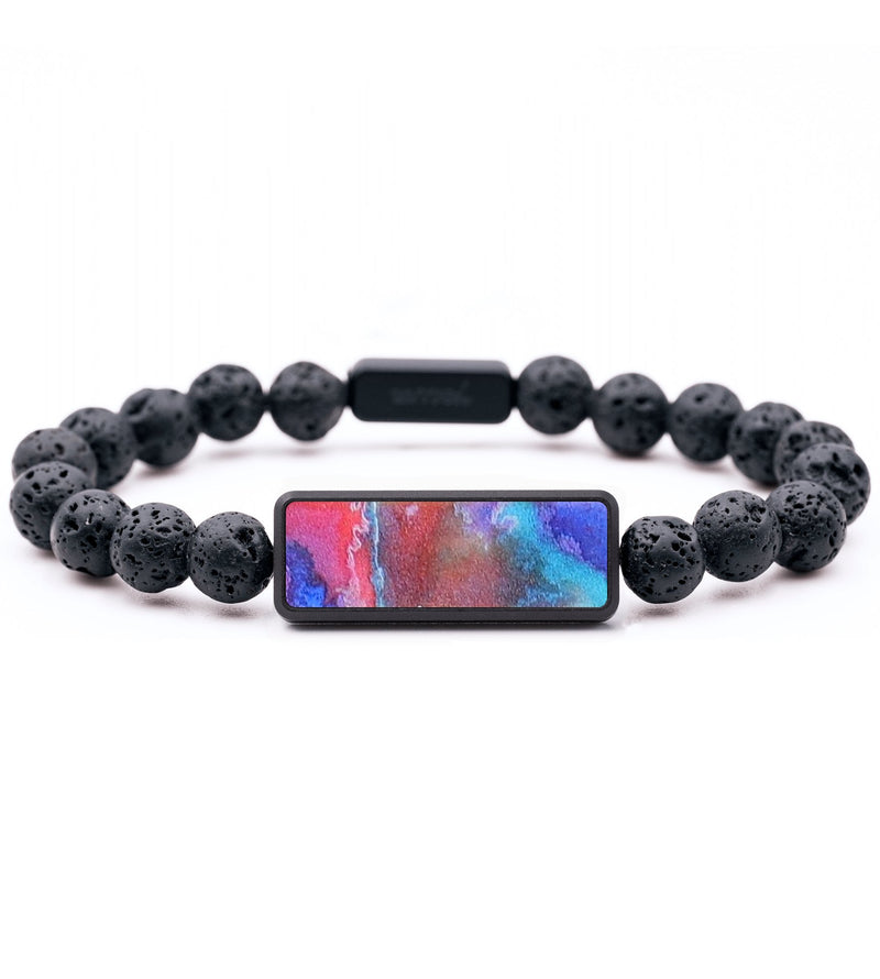 Lava Bead ResinArt Bracelet - Anita (Watercolor, 691126)