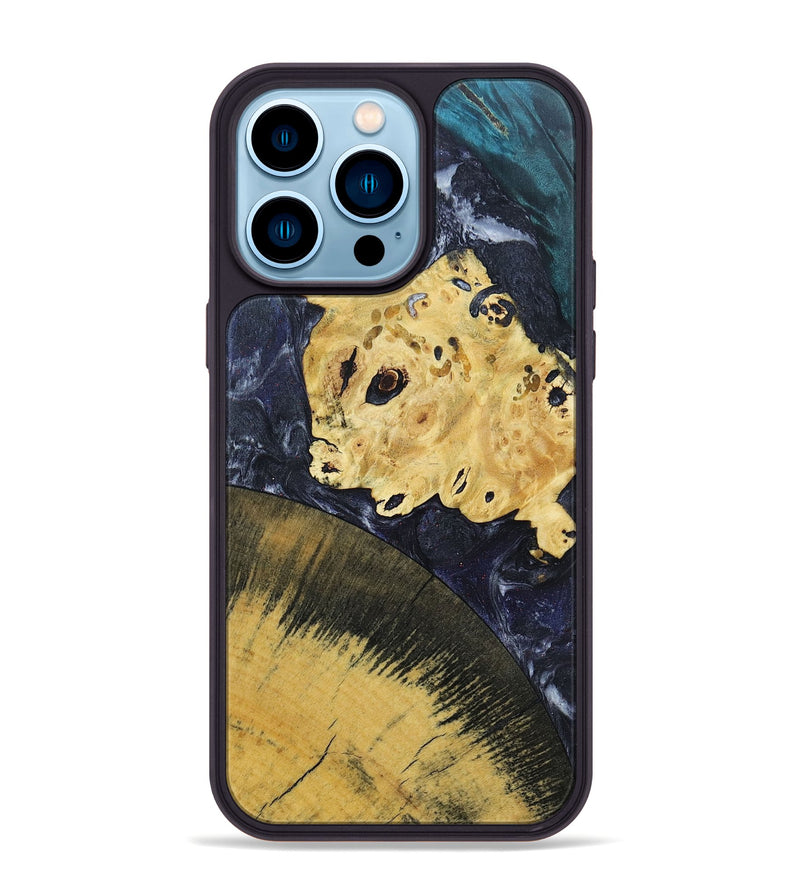 iPhone 14 Pro Max Wood+Resin Phone Case - Joanne (Mosaic, 691275)