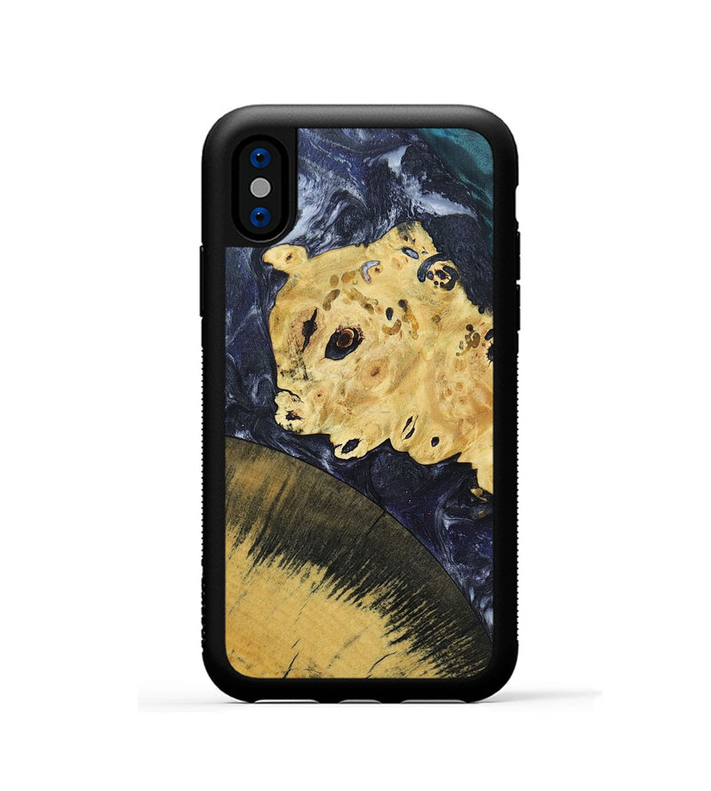 iPhone Xs Wood+Resin Phone Case - Joanne (Mosaic, 691275)