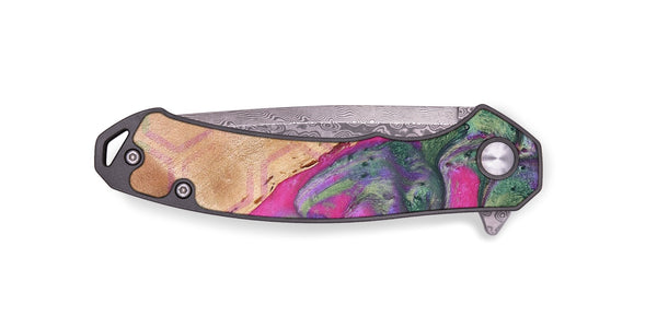 EDC Wood+Resin Pocket Knife - Juanita (Pattern, 691397)