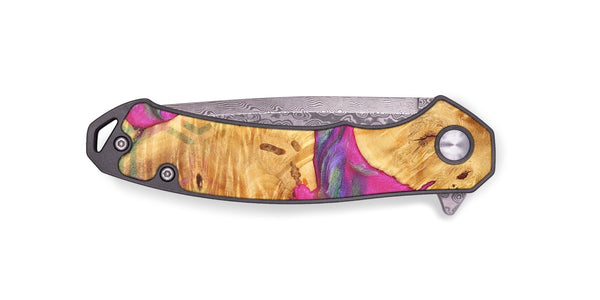 EDC Wood+Resin Pocket Knife - Aisha (Pattern, 691398)