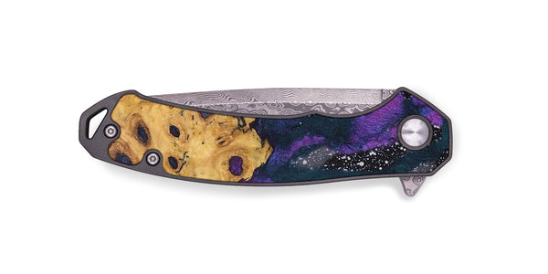 EDC Wood+Resin Pocket Knife - Jonah (Cosmos, 691416)