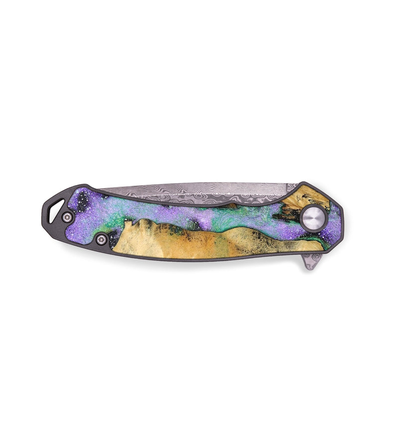 EDC Wood+Resin Pocket Knife - Katharine (Cosmos, 691423)