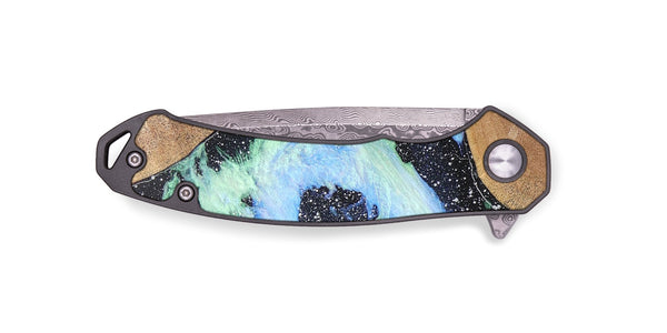EDC Wood+Resin Pocket Knife - Nathan (Cosmos, 691426)