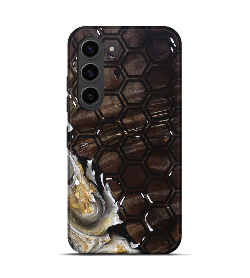 Galaxy S23 Wood+Resin Live Edge Phone Case - Jaclyn (Pattern, 691735)