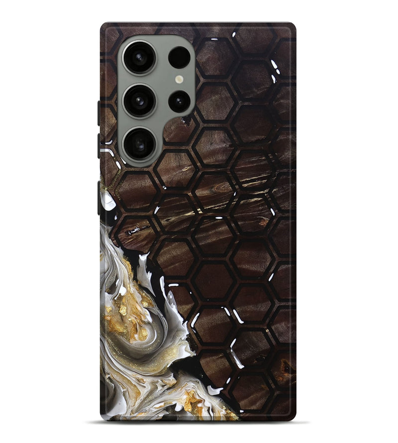 Galaxy S23 Ultra Wood+Resin Live Edge Phone Case - Jaclyn (Pattern, 691735)