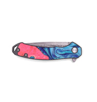 EDC Wood+Resin Pocket Knife - Doris (Blue, 691774)