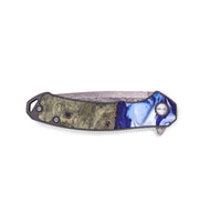 EDC Wood+Resin Pocket Knife - Easton (Blue, 691775)