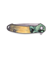 EDC Wood+Resin Pocket Knife - Addyson (Green, 691797)
