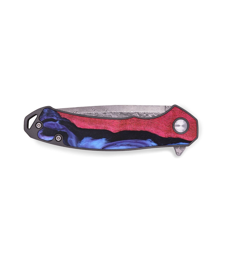 EDC Wood+Resin Pocket Knife - Emilio (Purple, 691801)