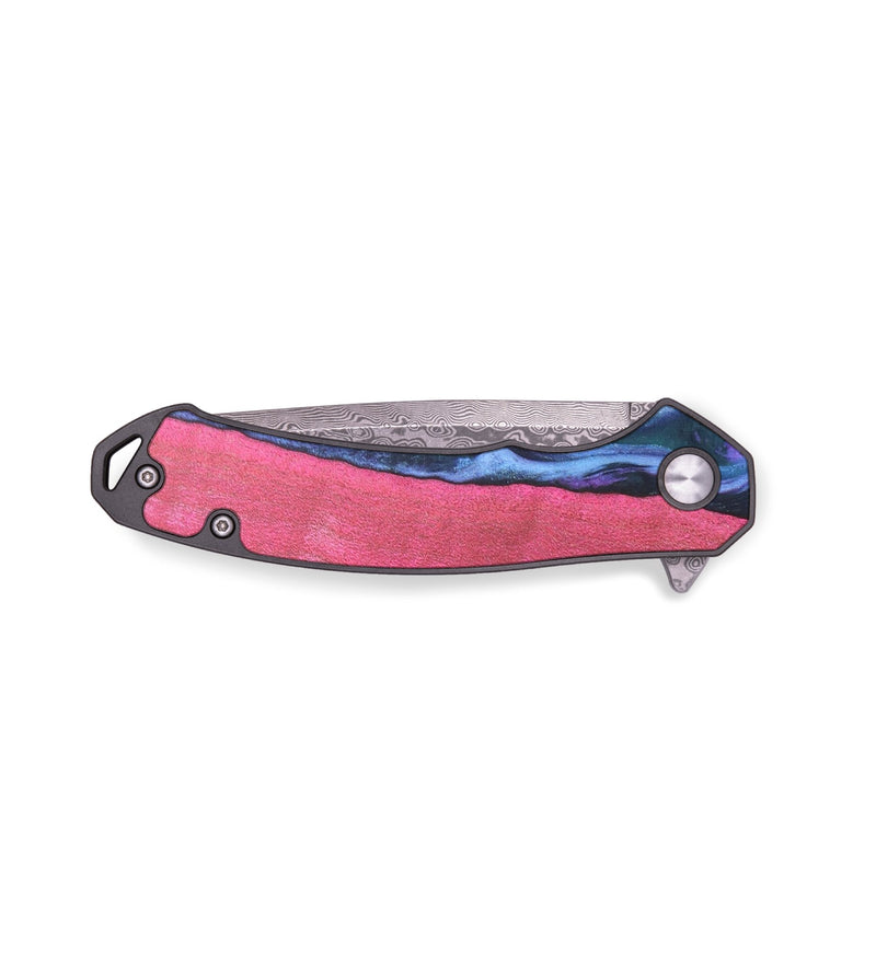 EDC Wood+Resin Pocket Knife - Sadie (Purple, 691803)
