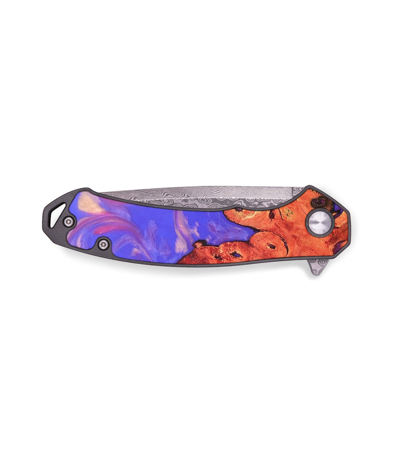 EDC Wood+Resin Pocket Knife - Avery (Purple, 691804)