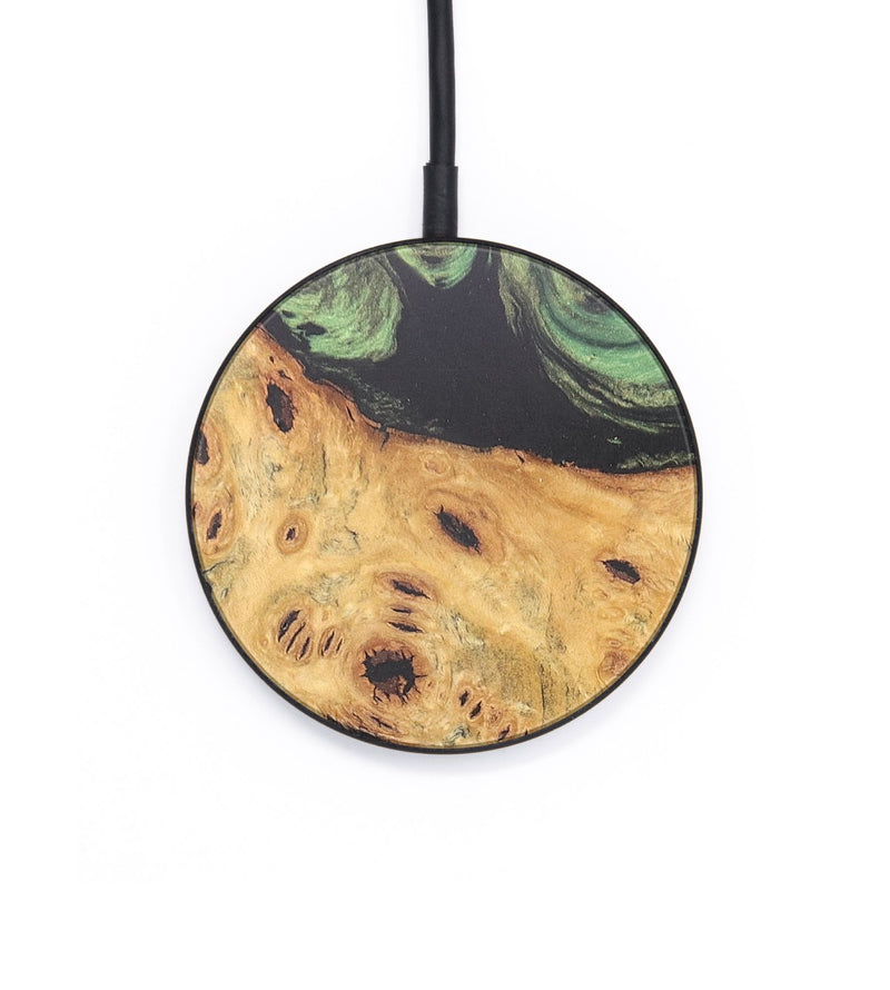 Circle Wood+Resin Wireless Charger - Leticia (Wood Burl, 691820)