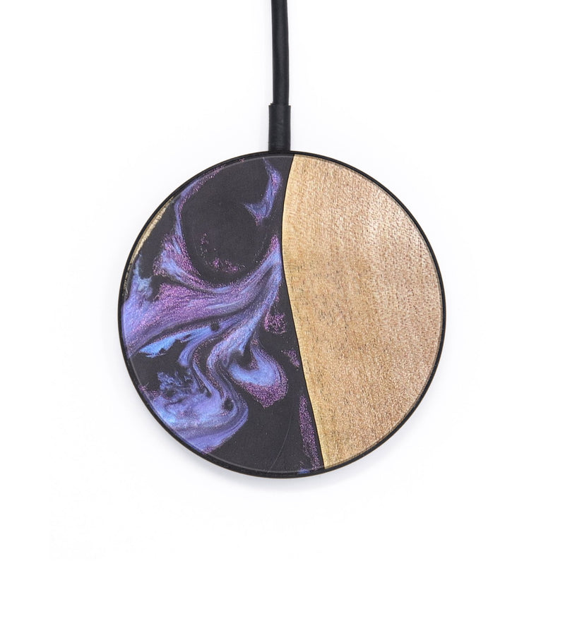 Circle Wood+Resin Wireless Charger - Paris (Purple, 691843)