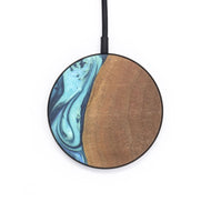 Circle Wood+Resin Wireless Charger - Lonnie (Blue, 691848)