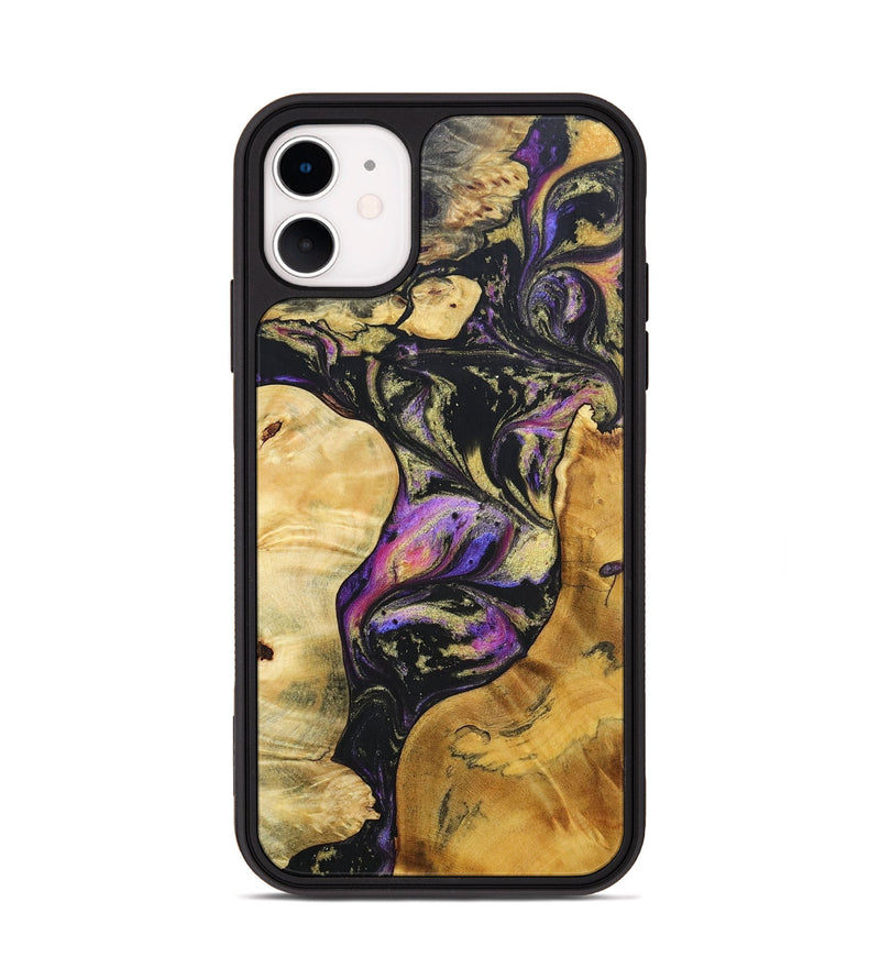 iPhone 11 Wood+Resin Phone Case - Robyn (Mosaic, 691943)