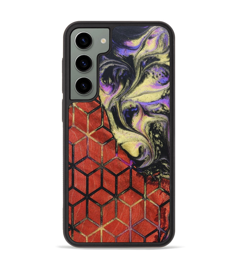 Galaxy S23 Plus Wood+Resin Phone Case - Eileen (Pattern, 691955)