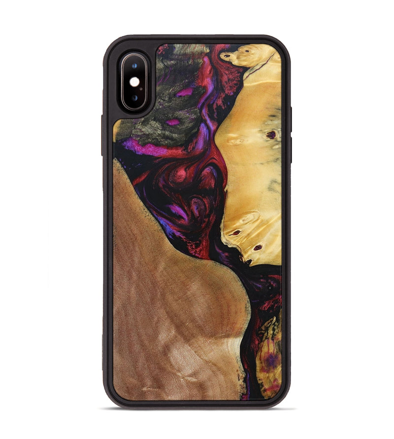 iPhone Xs Max Wood+Resin Phone Case - Celeste (Mosaic, 692085)