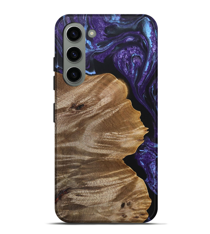 Galaxy S23 Plus Wood+Resin Live Edge Phone Case - Gilbert (Purple, 692311)