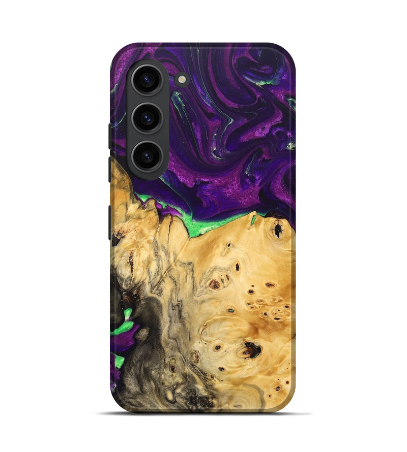 Galaxy S23 Wood+Resin Live Edge Phone Case - Blake (Purple, 692314)