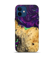 iPhone 12 Wood+Resin Live Edge Phone Case - Blake (Purple, 692314)