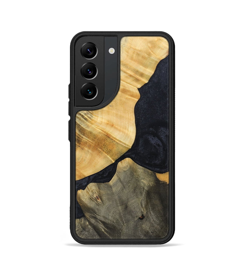 Galaxy S22 Wood+Resin Phone Case - Luther (Pure Black, 692401)