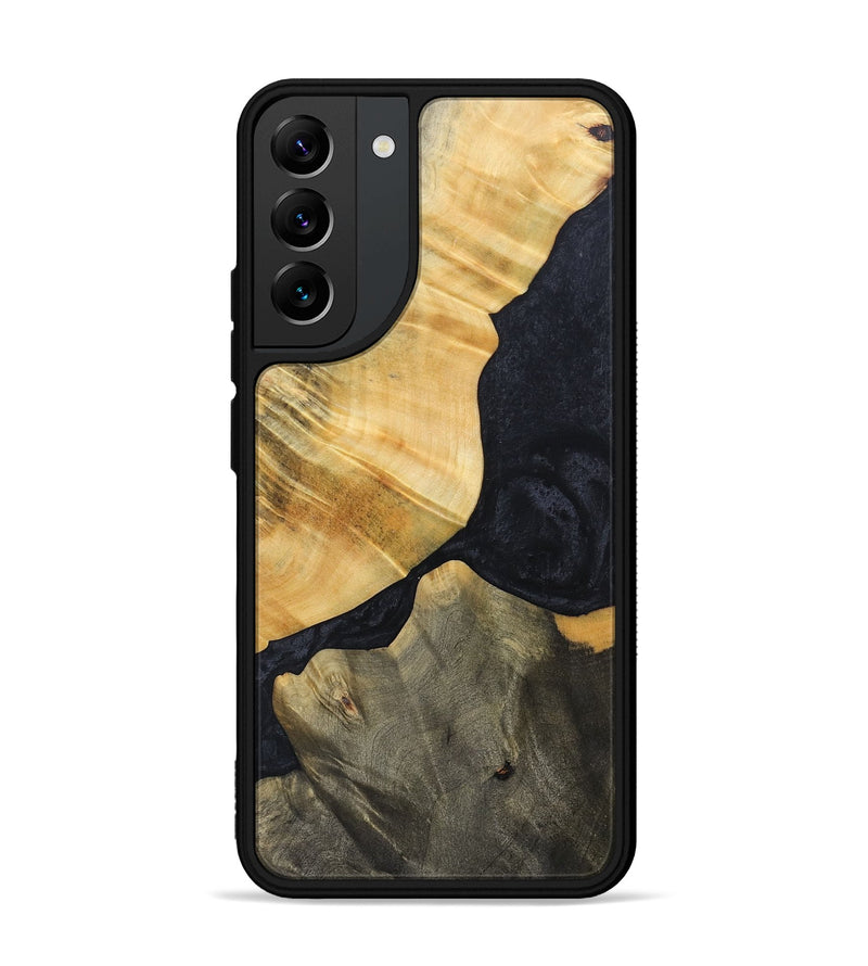 Galaxy S22 Plus Wood+Resin Phone Case - Luther (Pure Black, 692401)