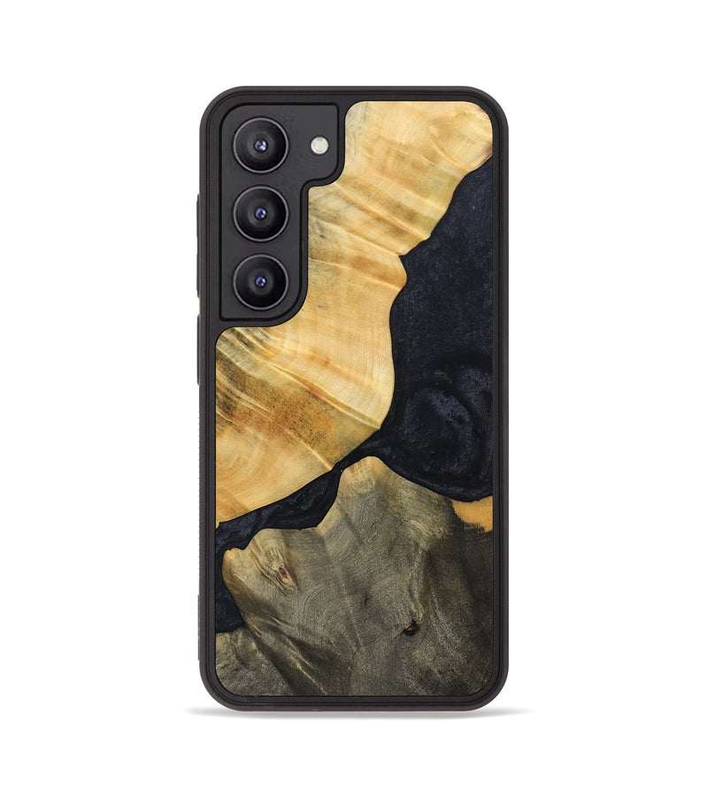 Galaxy S23 Wood+Resin Phone Case - Luther (Pure Black, 692401)