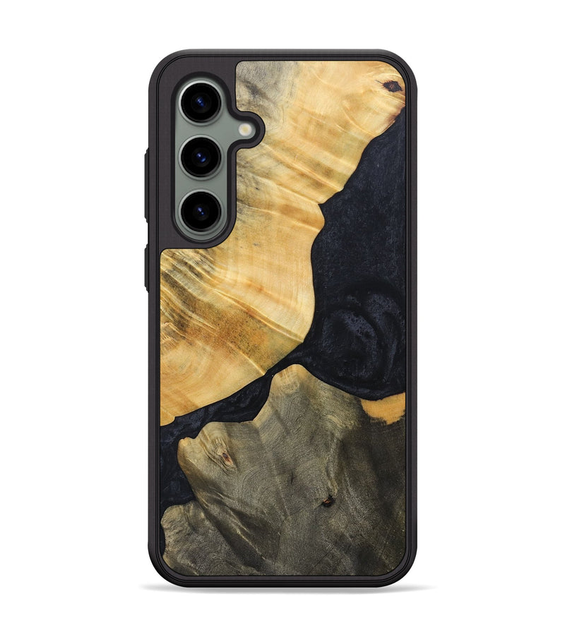 Galaxy S24 Plus Wood+Resin Phone Case - Luther (Pure Black, 692401)